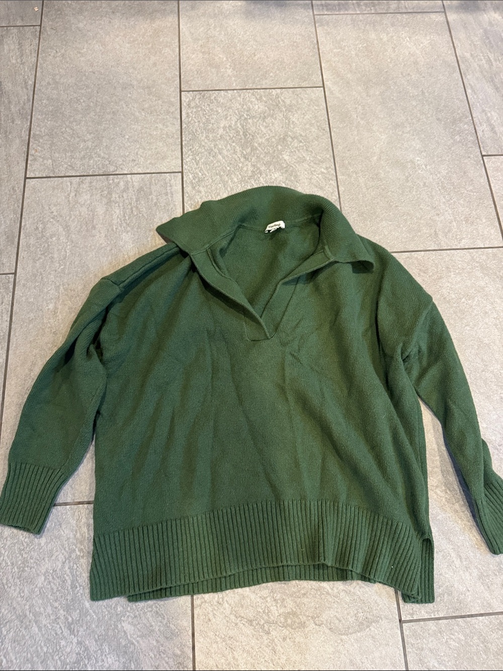 Darling Forest Green Cowl Turtleneck Sweater